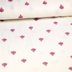 Hydrofiel Baby Katoen Ornament geborduurd