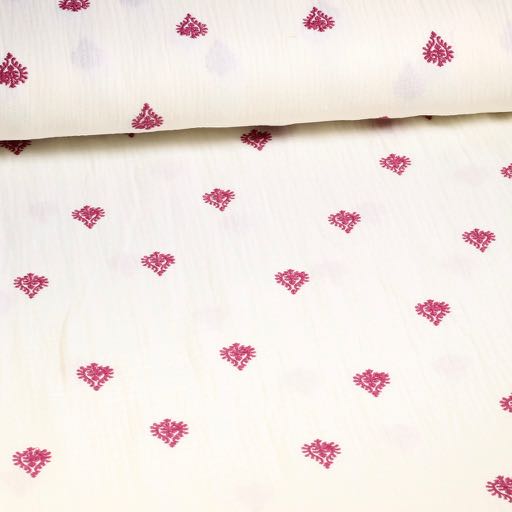 Hydrofiel Baby Katoen Ornament geborduurd