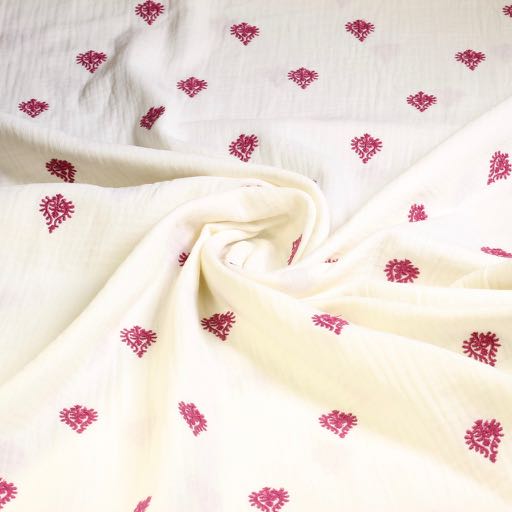 Hydrofiel Baby Katoen Ornament geborduurd