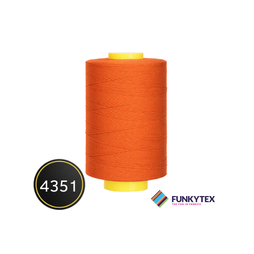 Atelier Naaigaren 1000 meter Funkytex Oranje
