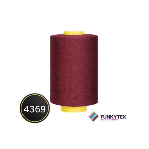 Atelier Naaigaren 1000 meter Funkytex Bordeaux