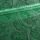Jacquard fantasie bloem groen met zilver lurex