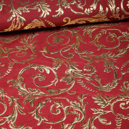 Barok Jacquard rood/goud