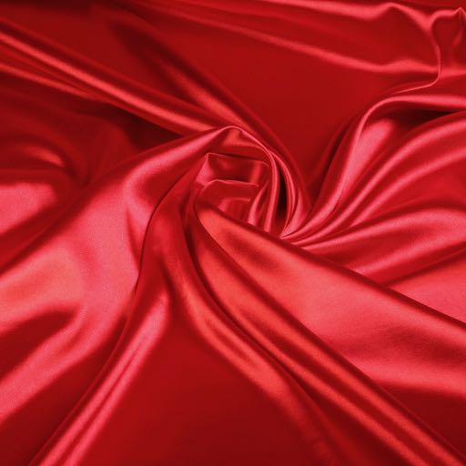 Silky Satijn Stretch Rood