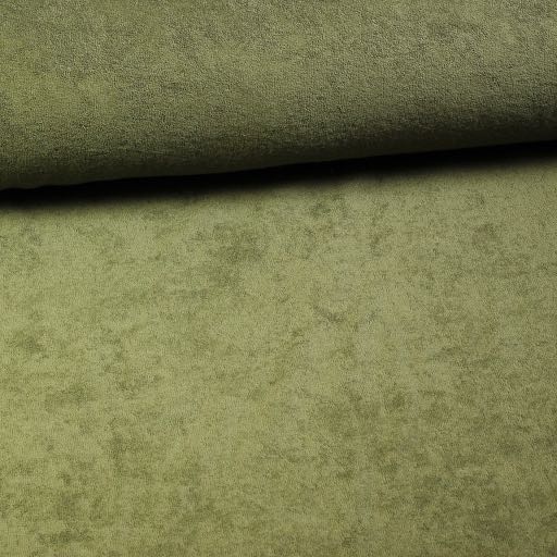 Stretch Badstof Legergroen