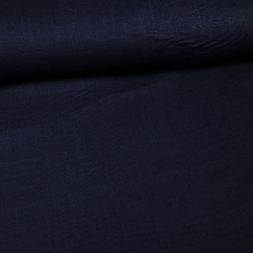 Linnen viscose Donkerblauw