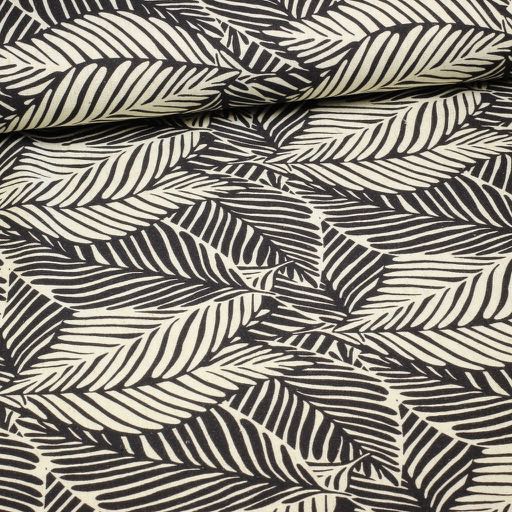 Linnen viscose bedrukt bloemen 6