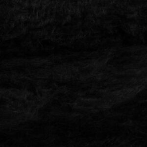 Langharig imitatiebont / Plush zwart