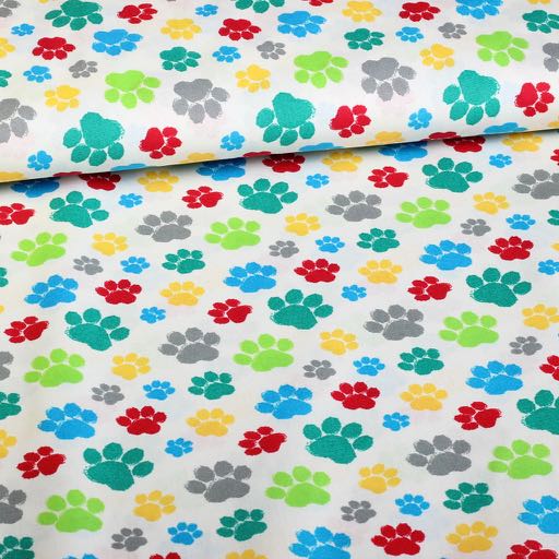 Katoen Hondenpoten Wit