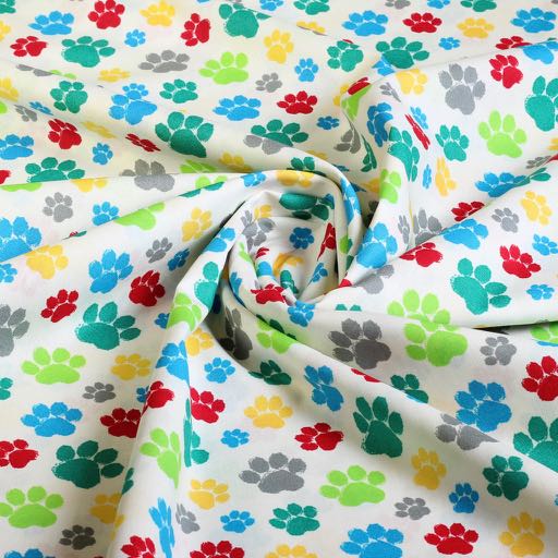 Katoen Hondenpoten Wit