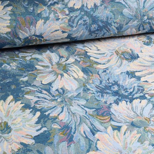 Gobelin stof vintage bloemen