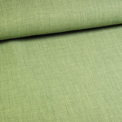 Linnenlook stof groen melange