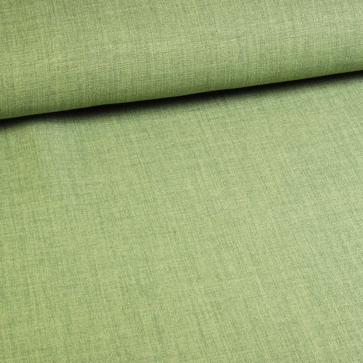 Linnenlook stof groen melange