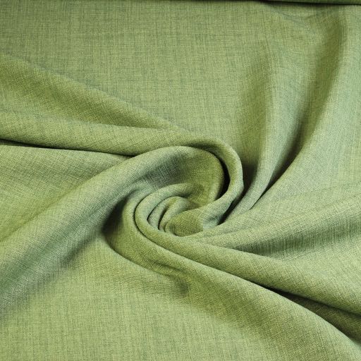 Linnenlook stof groen melange