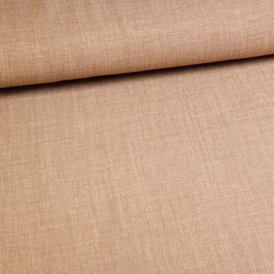 Linnenlook stof taupe melange