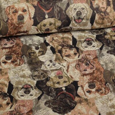 Gobelin stof honden