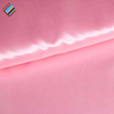 Satijn stof babyroze