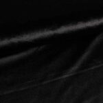Glans stretch velvet stof zwart