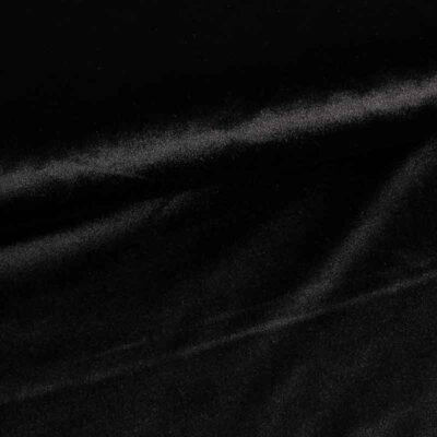Glans stretch velvet stof zwart
