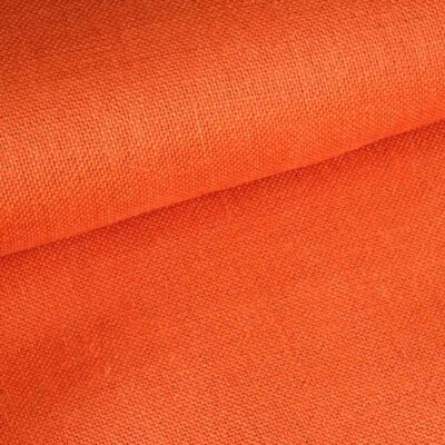 Jute stof oranje