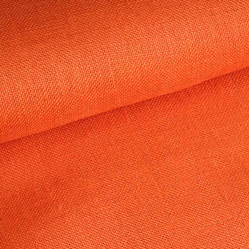 Jute stof oranje
