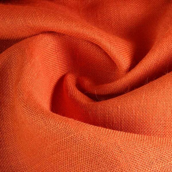 Jute stof oranje