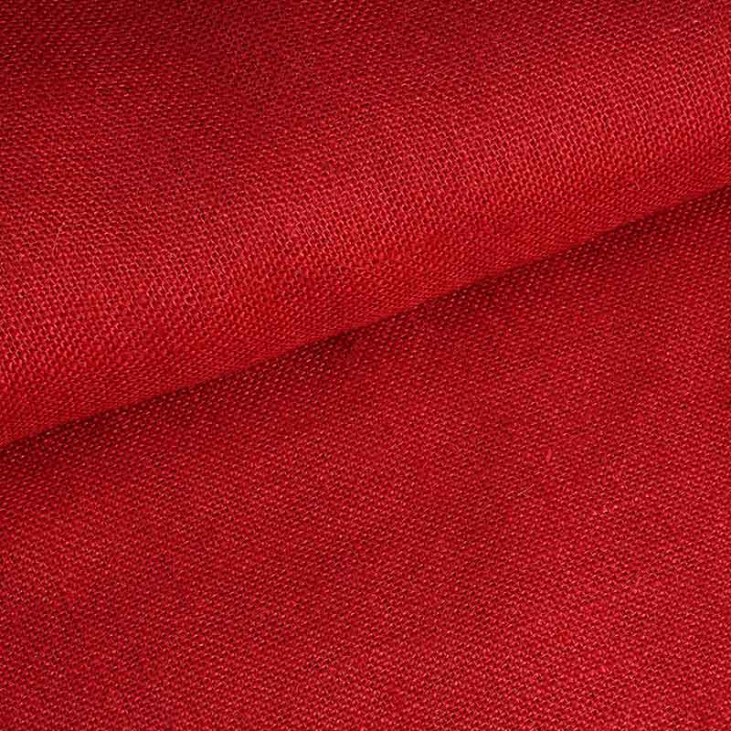 Jute stof rood