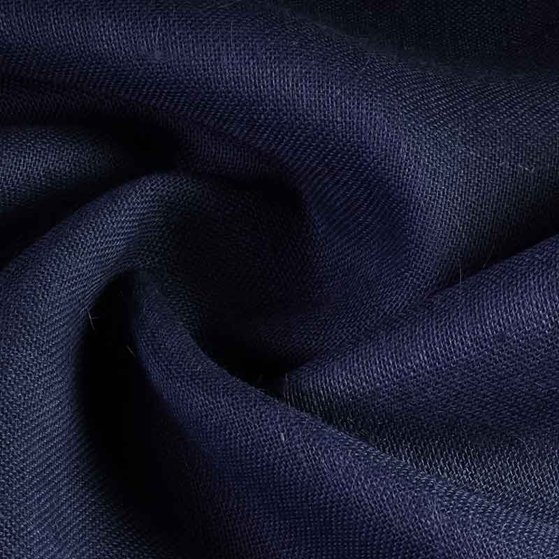 Jute stof donkerblauw