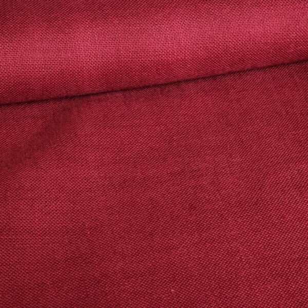 Jute stof bordeaux