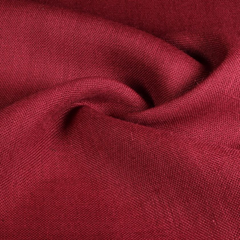 Jute stof bordeaux