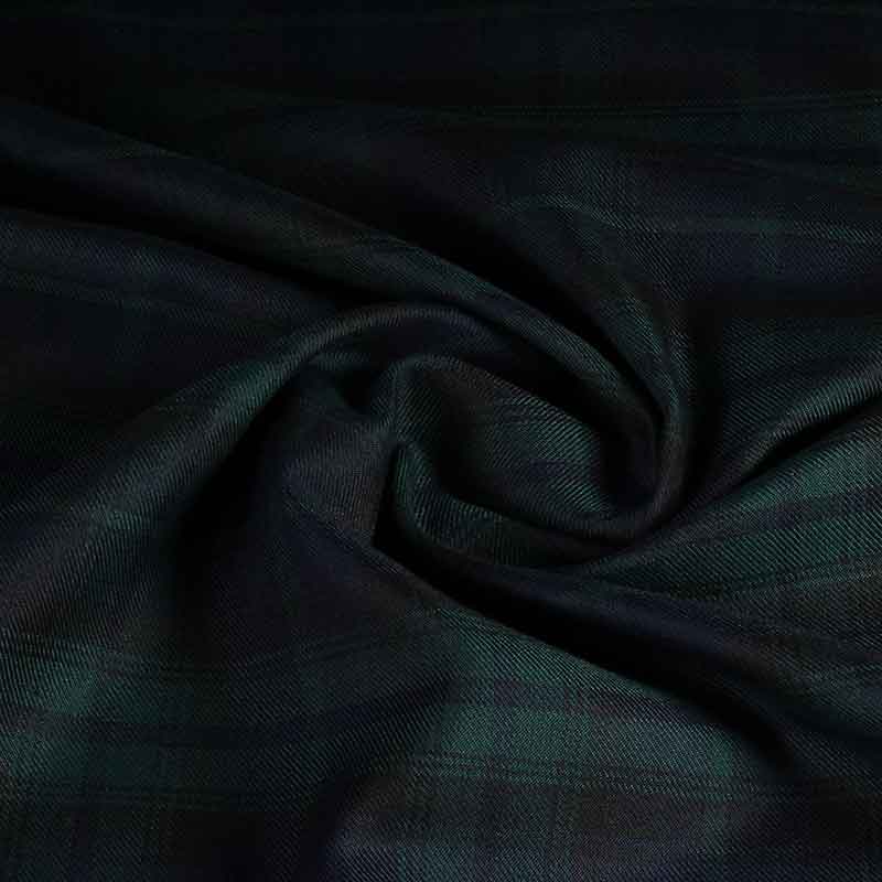 Schotse ruit stof black watch groen
