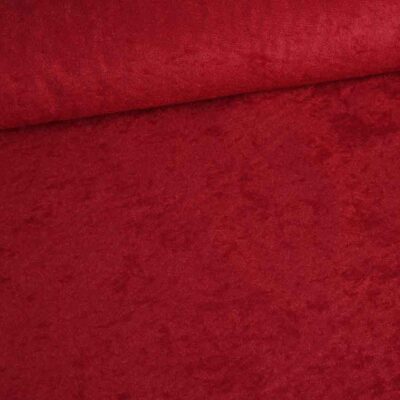 Suedine stof bordeaux
