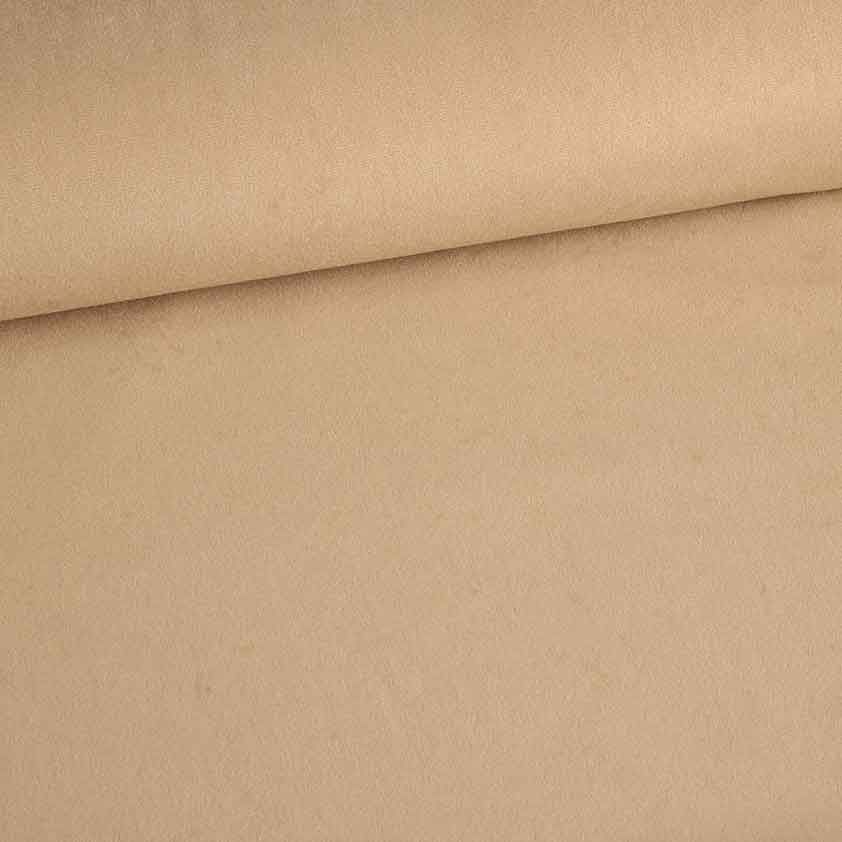 Suedine stof beige