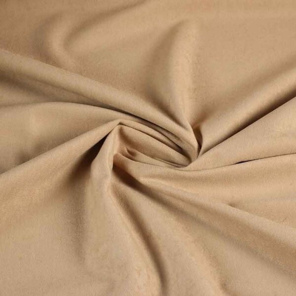 Suedine stof beige