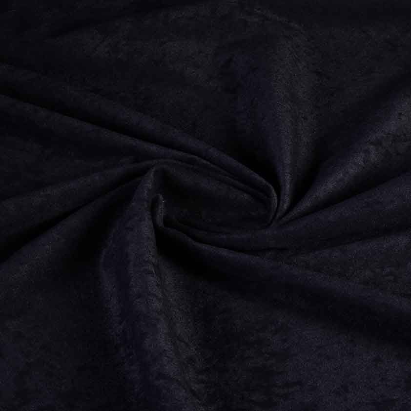 Suedine stof navy