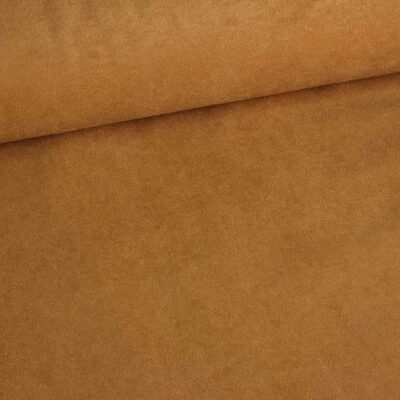 Suedine stof camel