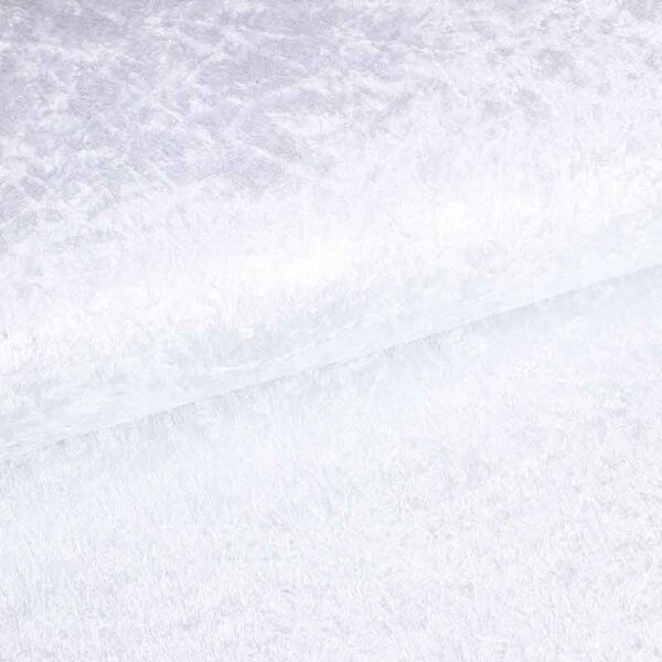 Velours de panne wit