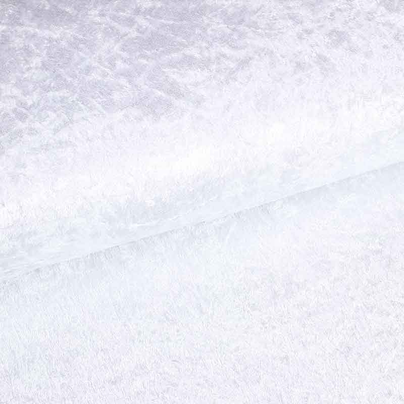 Velours de panne wit