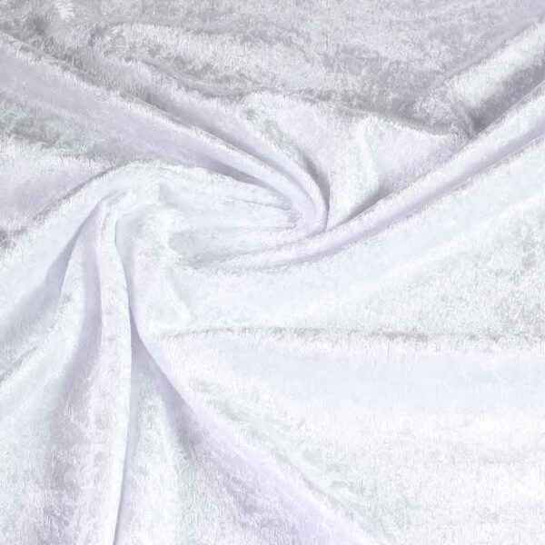 Velours de panne wit
