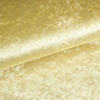 Velours de panne stof goud