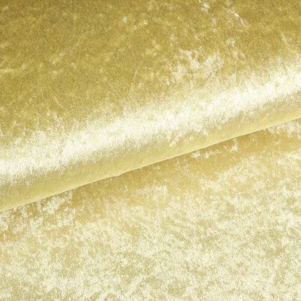 Velours de panne stof goud