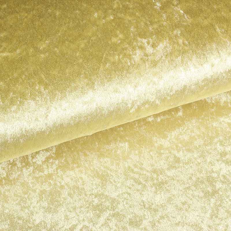 Velours de panne stof goud