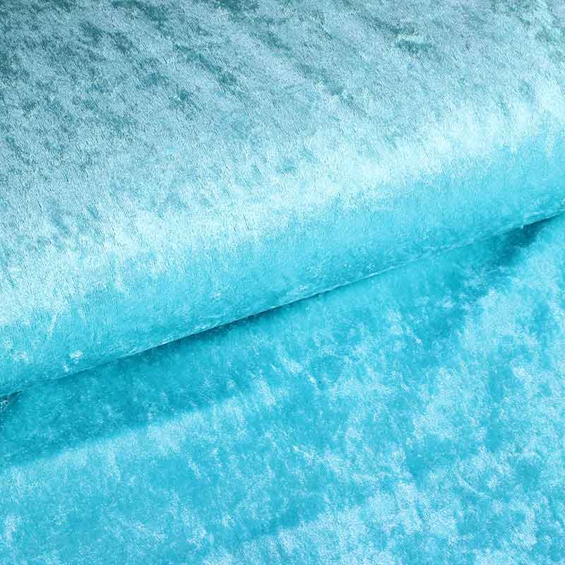 Velours de panne aqua