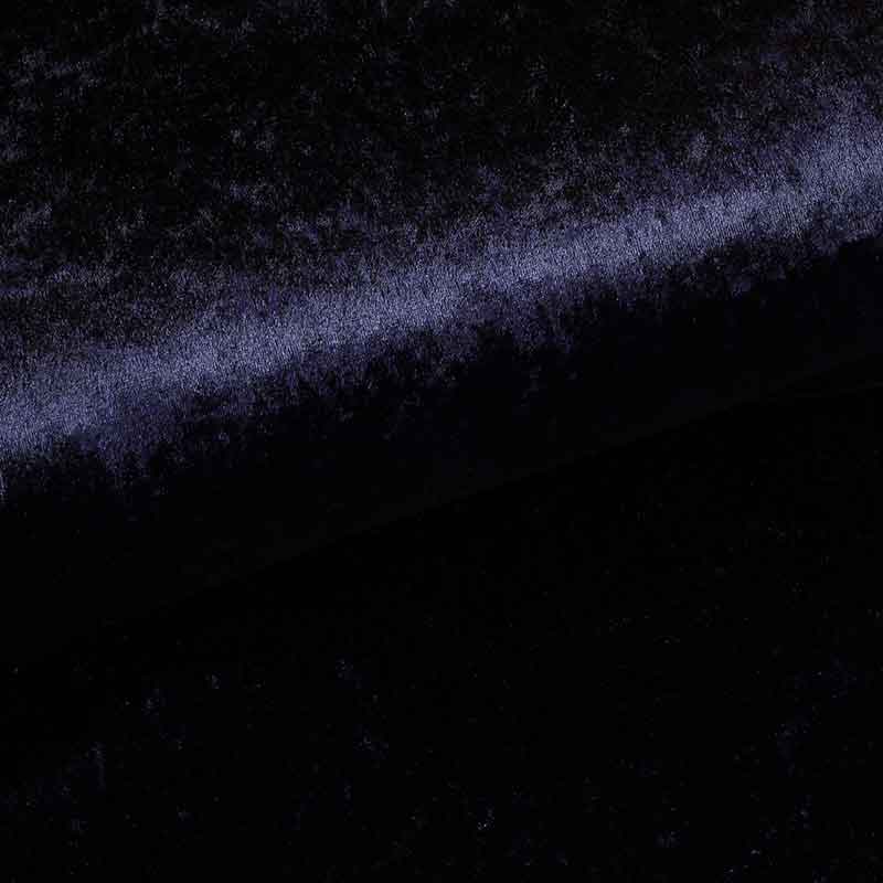 Velours de panne donkerblauw