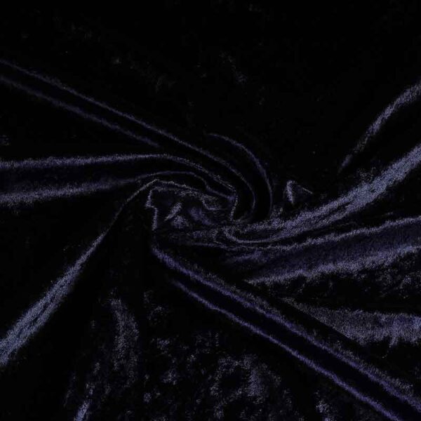Velours de panne donkerblauw