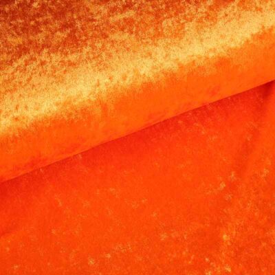 Velours de panne oranje