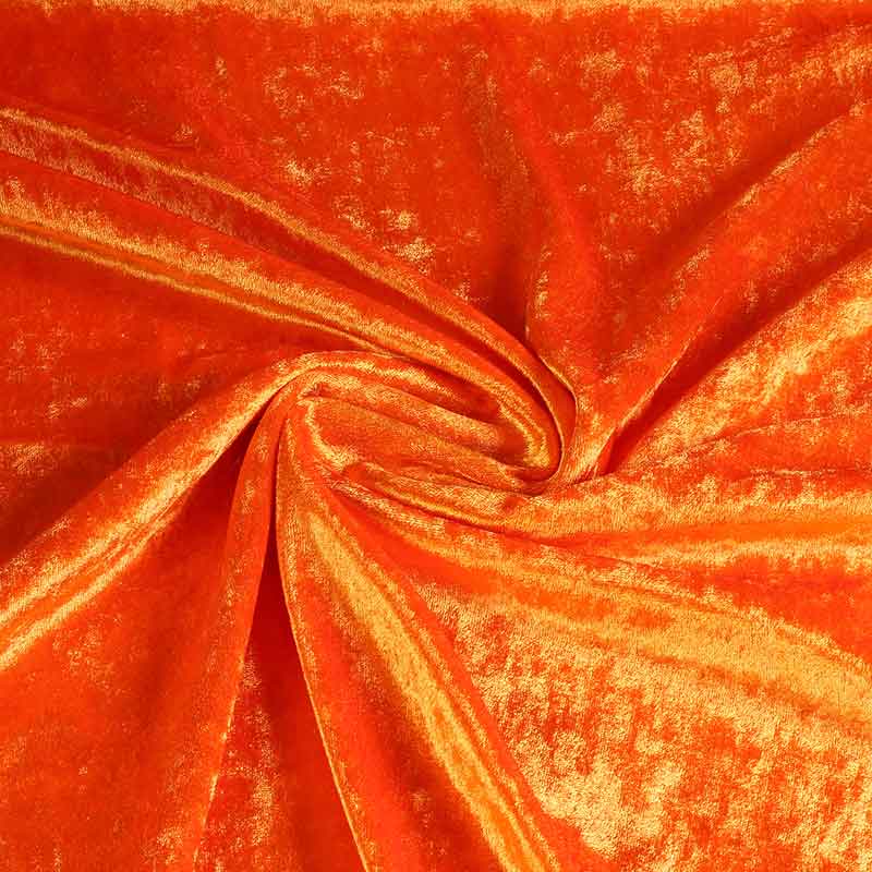 Velours de panne oranje