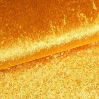 Velours de panne okergeel