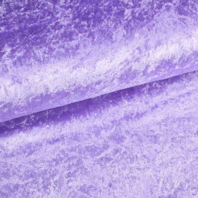 Velours de panne stof lila