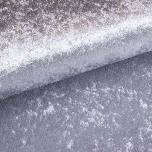 Velours de panne zilver
